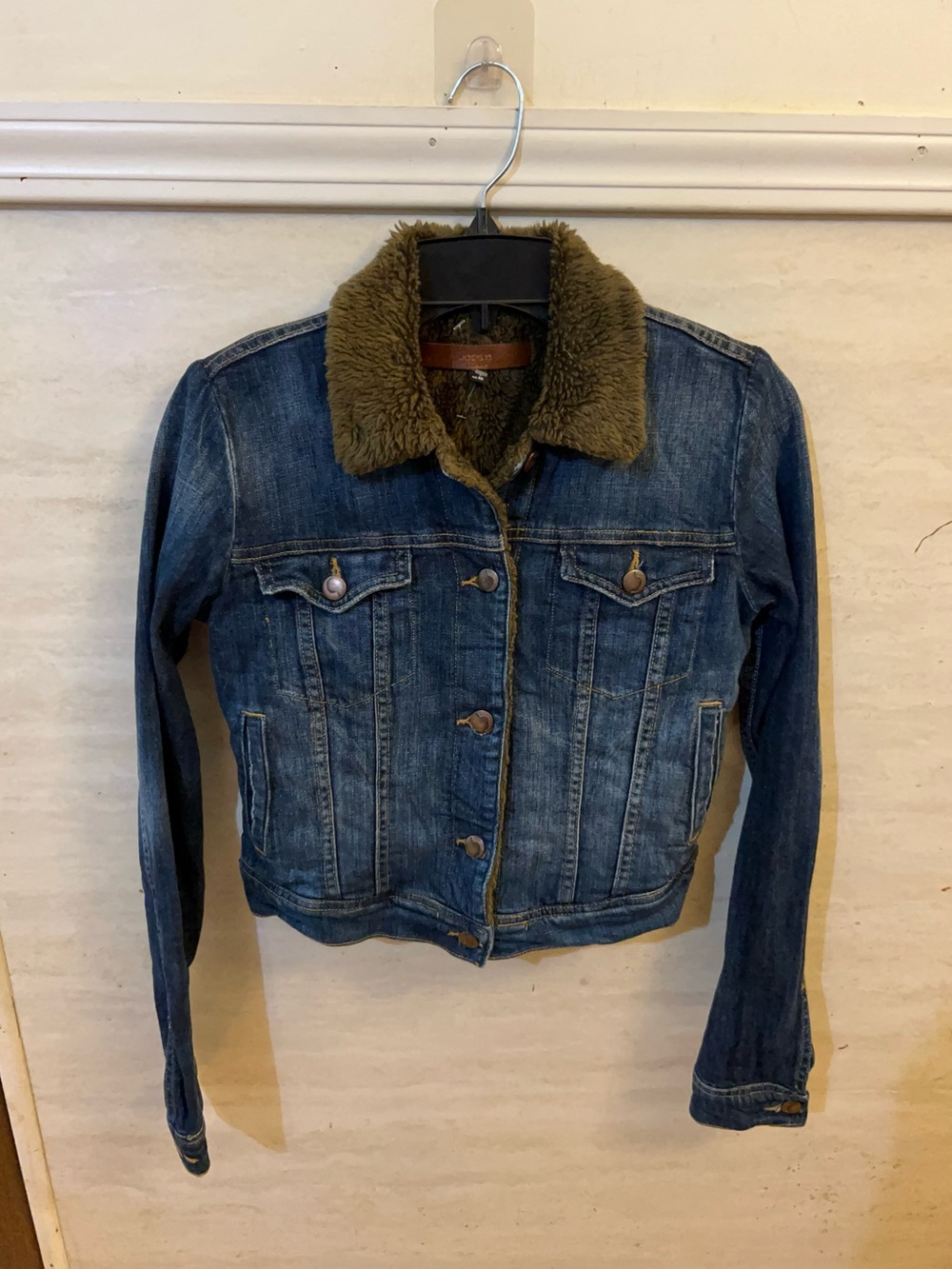 Joe's Jeans Sherpa-Lined Denim Jacket.